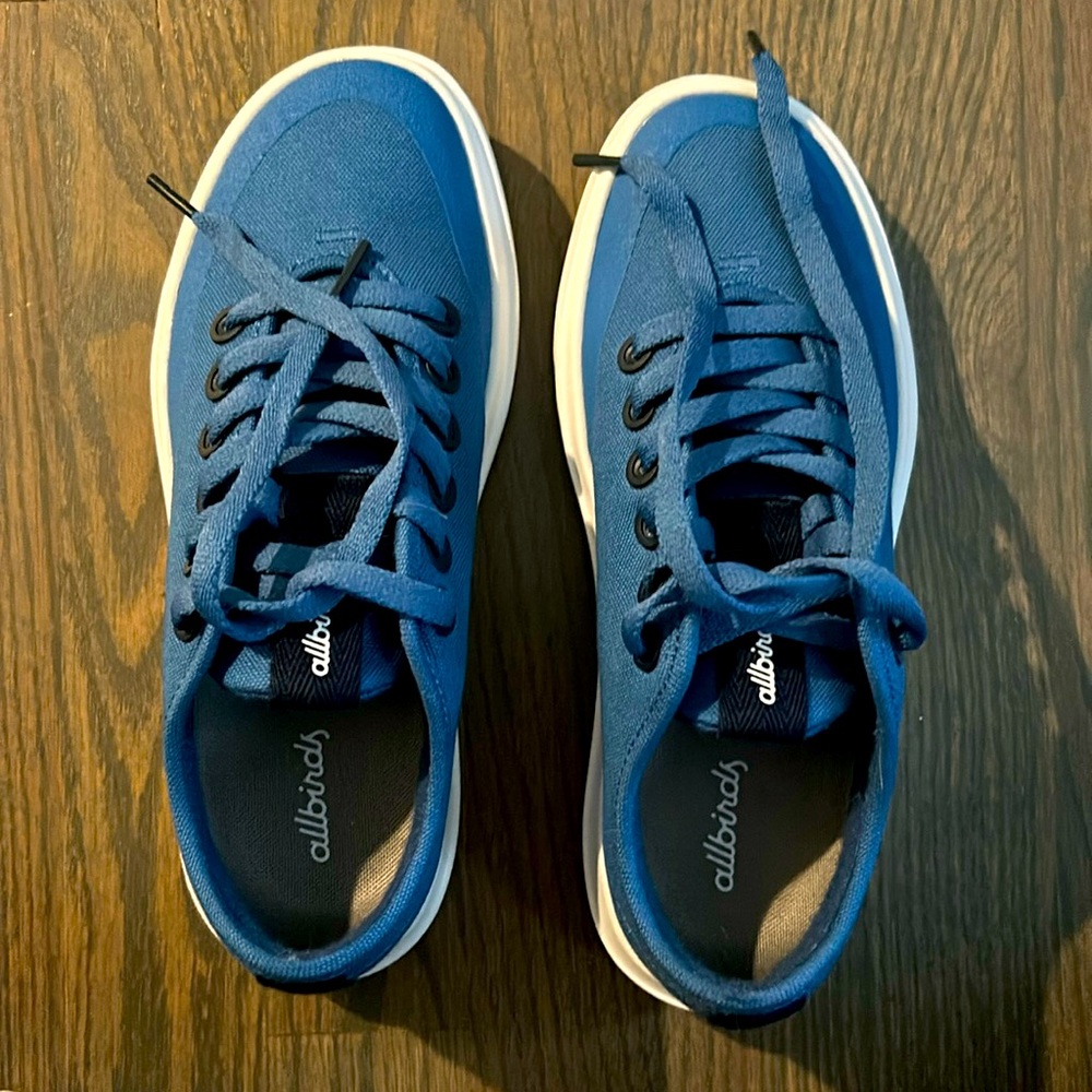 Brand new, never worn canvass allbirds sneakers